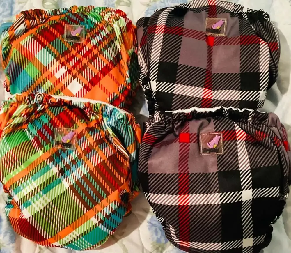 Kanga Care Lil Joey Newborn All-in-One Cloth Diapers, Set of 4